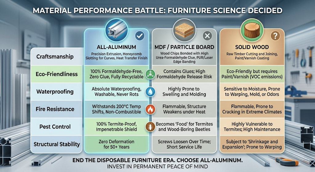 Stop Throwing Away Money on Moldy Cabinets: Why Aluminum is the Ultimate Wood-Killer.